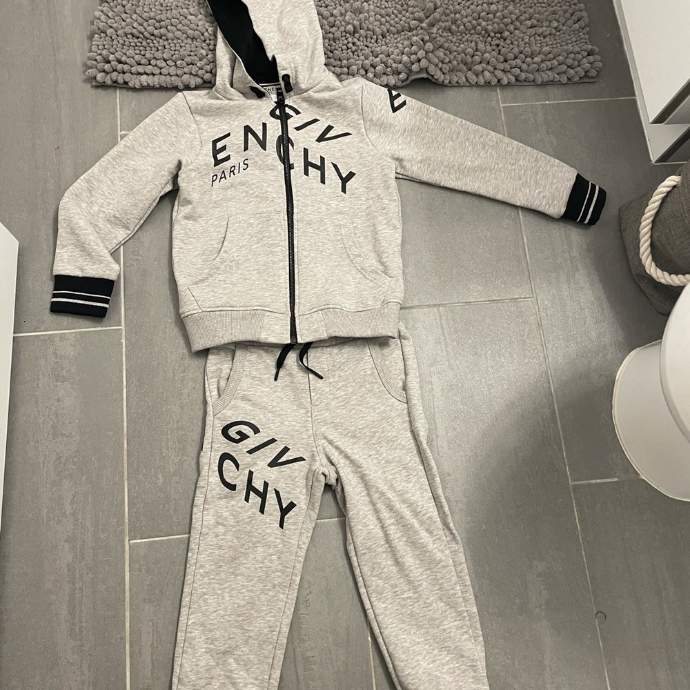 Toddler Givenchy logo Hoodie Grey